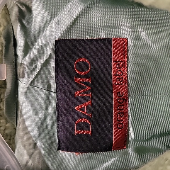 DANO lime green vintage wool blend jacket - Picture 2 of 4